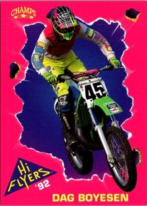 Hi Flyers Motocross Trading Card 1992 Series II Dag Boyesen - Picture 1 of 2
