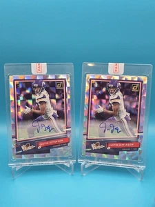 2020 Panini Donruss Justin Jefferson The Rookies RC Auto /149 Sequential 112 113 - Picture 1 of 20