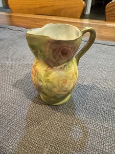 Royal Bayreuth Rose Tapestry Pitcher - Picture 1 of 4