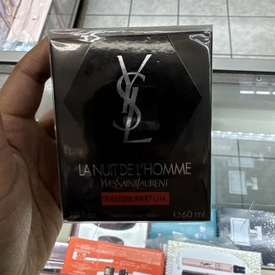 La Nuit De L'Homme YSL Eau de Parfum EDP 2 oz / 60 ml for Men NEW IN SEALED BOX - Image 1 of 3