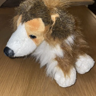 Ganz Webkinz Collie Dog Plush 8” Stuffed Animal HM149 No Code - Image 1 of 4