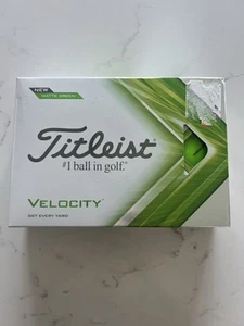 NEW Titleist Velocity Matte Green Golf Balls 12 - Picture 1 of 2
