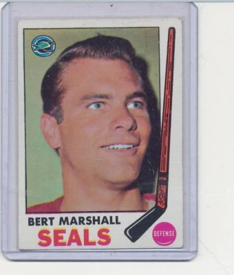 1969-70 Topps Bert Marshall #80  Oakland Seals - Image 1 of 2