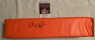 PILÓN DE FÚTBOL AMERICANO DE LA NFL FIRMADO CON AUTÓGRAFO ELI APPLE CERTIFICADO DE AUTENTICIDAD JSA OHIO UNIVERSIDAD ESTATAL PROFESIONAL Foto 1 de 2