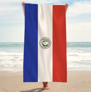 Paraguay flag oversized giant beach pool towel XL - Picture 1 of 3