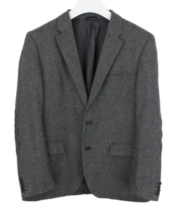 HUGO BOSS The Smith9_2 Regular Blazer Men's US 42R Wool Silk Blend Lined Notch - Picture 1 of 15
