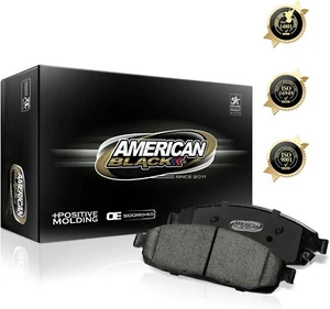 American Black ABD699M OEM D-699 Semi-Metallic FRONT Brake Pads Compatible With - Bild 1 von 5