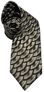 Corbata Matrix By Format para Hombres 100% Seda Negocios 3 3/4" Clásica Dinero Doctor Abogado - Imagen 1 de 9