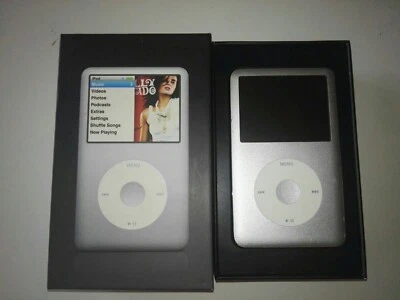 Apple iPod Classic A1238 160GB Silver 6th Gen (MB145LL/A) 15540 songs RARE - Imagen 1 de 4