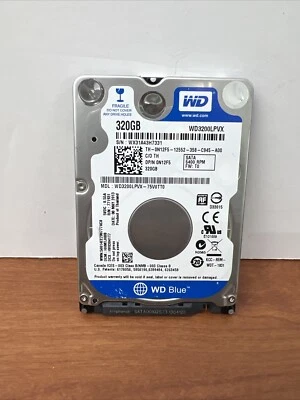 WD 320GB WD3200LPVX 5400RPM SATA 2.5" Laptop HDD Hard Drive - Image 1 of 2
