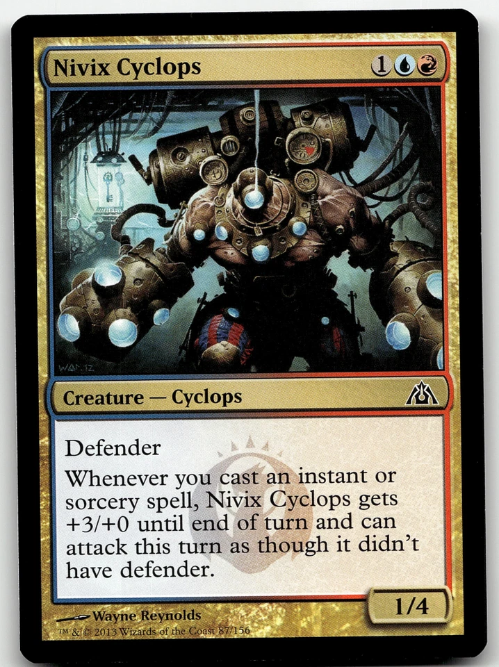 MTG Nivix Cyclops Dragon's Maze 87/156 Regular Common - Image 1 of 1