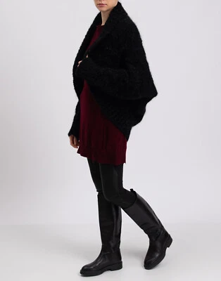 RRP€1250 DOLCE & GABBANA Cardigan IT40 US4 UK8 XS Cashmere & Angora Wool Blend - Image 1 of 4