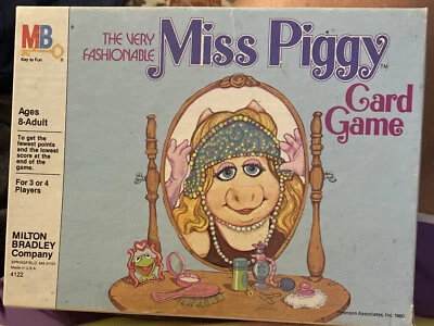 1980 MUPPETS The Very Fashionable MISS PIGGY CARD GAME Milton Bradley - Image 1 of 4