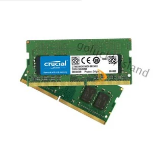 Memory RAM 2PCS DDR4 16GB Crucial 1RX8 DDR4 PC4-2666V PC4-21300S SODIMM Laptop#` - Picture 1 of 6