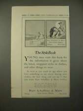 1914 Hart Schaffner & Marx Clothes Ad - Style Book
