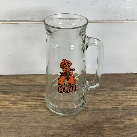 OSU Oklahoma State University Cowboys Pistol Pet 20oz glass mug Cover