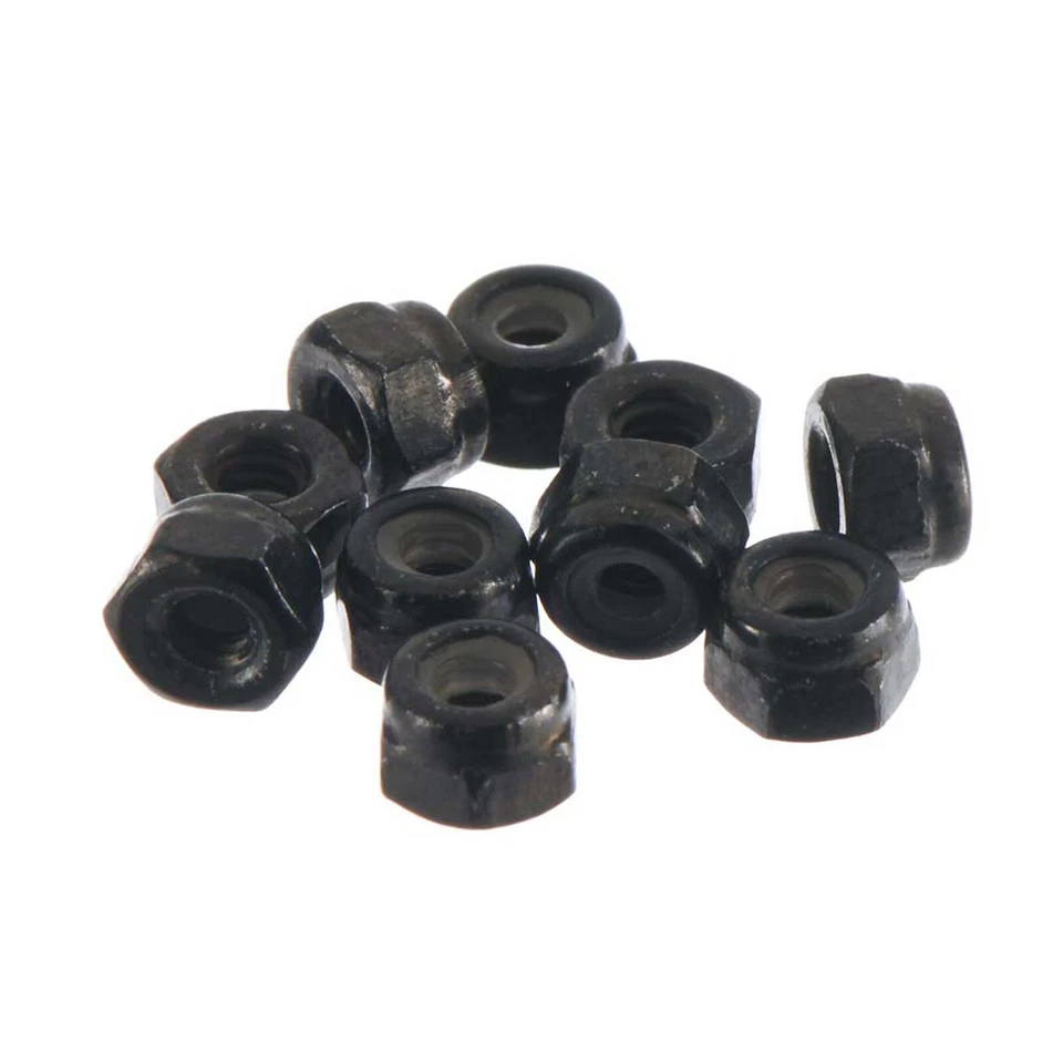 Axial Racing M2 2mm Nylon Insert Locking Hex Nuts AXIAX31147 (10pcs , Black) - Image 1 of 1