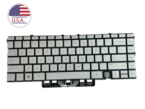 New HP 15m-es1013dx 15m-es1023DX 15m-es1000 15m-es0000 Backlit Keyboard Silver - Afbeelding 1 van 6