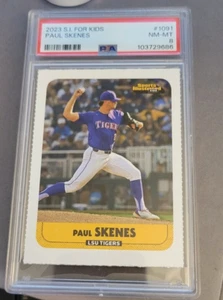 PAUL SKENES 2023 SI for Kids Sports Illustrated PSA 8 #1091 ROOKIE CARD - Picture 1 of 2