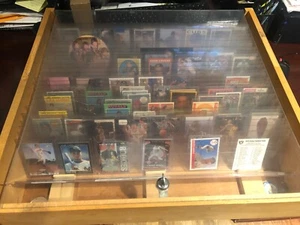 Sports Card Trade show display case / table top card display case Custom made - Picture 1 of 3