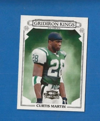 Curtis Martin 2007 Donruss Threads Gridiron Kings / New York Jets - Image 1 of 2