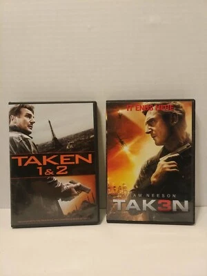 Taken 1, 2 and 3 (DVD) Liam Neeson, Maggie Grace 20th Century Fox Taken Movies - Image 1 of 4