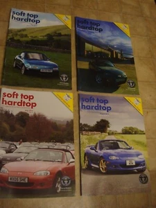 Mazda MX-5 Owners Club Soft Top Hardtop Magazines 2013 x 4 - Picture 1 of 1