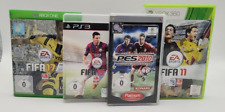 Videospiele 4er Set (Fifa11, Fifa 15, Fifa 17, PES 2010) PSP, PS3, Xbox One, 360
