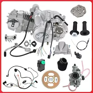 Premium 140cc Electric Start 3+1 Semi Auto Engine Motor Kit For ATV Quad Go Kart - Picture 1 of 22