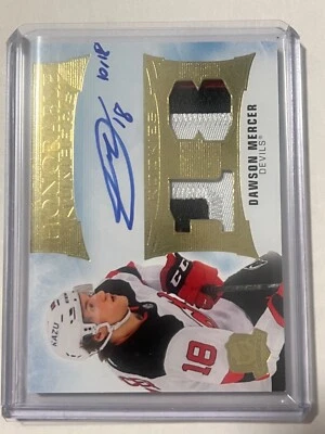 2022-23 Upper Deck The Cup Dawson Mercer Honorable Numbers Rookies /18 - Image 1 of 2