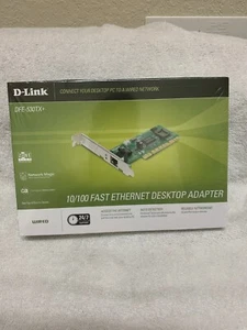 D-Link DFE-530TX+ 10/100Mbps Fast Ethernet PCI Adapter Win XP ONLY!!! - Picture 1 of 1