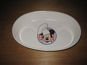 Disneyland Paris Mickey Gourmet 9-1/4" x 6-1/4" Ovale Backform - Bild 1 von 7