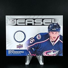 Derick Brassard 2010-11 Upper Deck UD Game Jersey #GJ-BR Blue Jackets NICE LOOK!