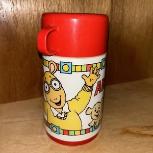 Vintage 1996 PBS Arthur Thermos By Aladdin Hot / Cold 8 Fl. Oz. -Marc Brown - Picture 1 of 12