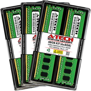48GB 6x 8GB PC4-2400 RDIMM ASUS RS700-E8-RS4 V2 RS700-E8-RS4/V2 Memory RAM - Picture 1 of 3