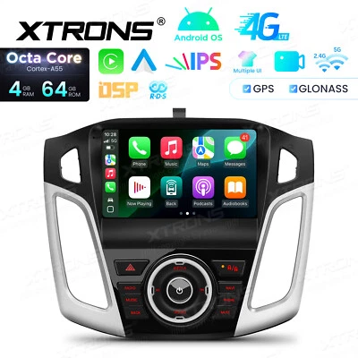 9" Android 14 Autoradio 4G+64GB LTE 4G GPS Navi DSP WiFi USB für Ford Focus MK3 - Bild 1 von 4