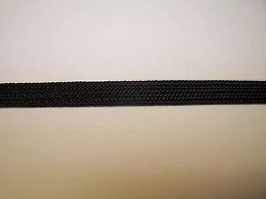 NYMAX PREMIUM 5' Braided black flex wire loom sleeve sheathing 1/4 expandable - Imagen 1 de 8
