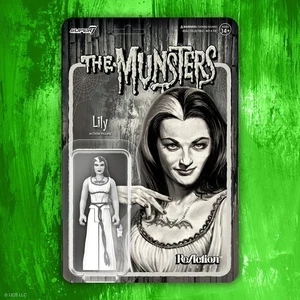 Lily Munster (Graustufen) The Munsters 3 3/4 Zoll ReAction Figur - Bild 1 von 6