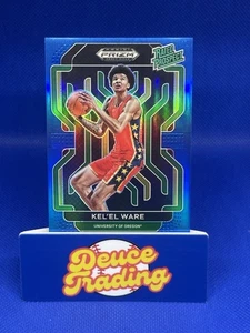 Selecciones del draft Panini Prizm 2022-23 Kel'el Ware #RP-KWA Blue Prizm Miami Heat/199 - Imagen 1 de 3