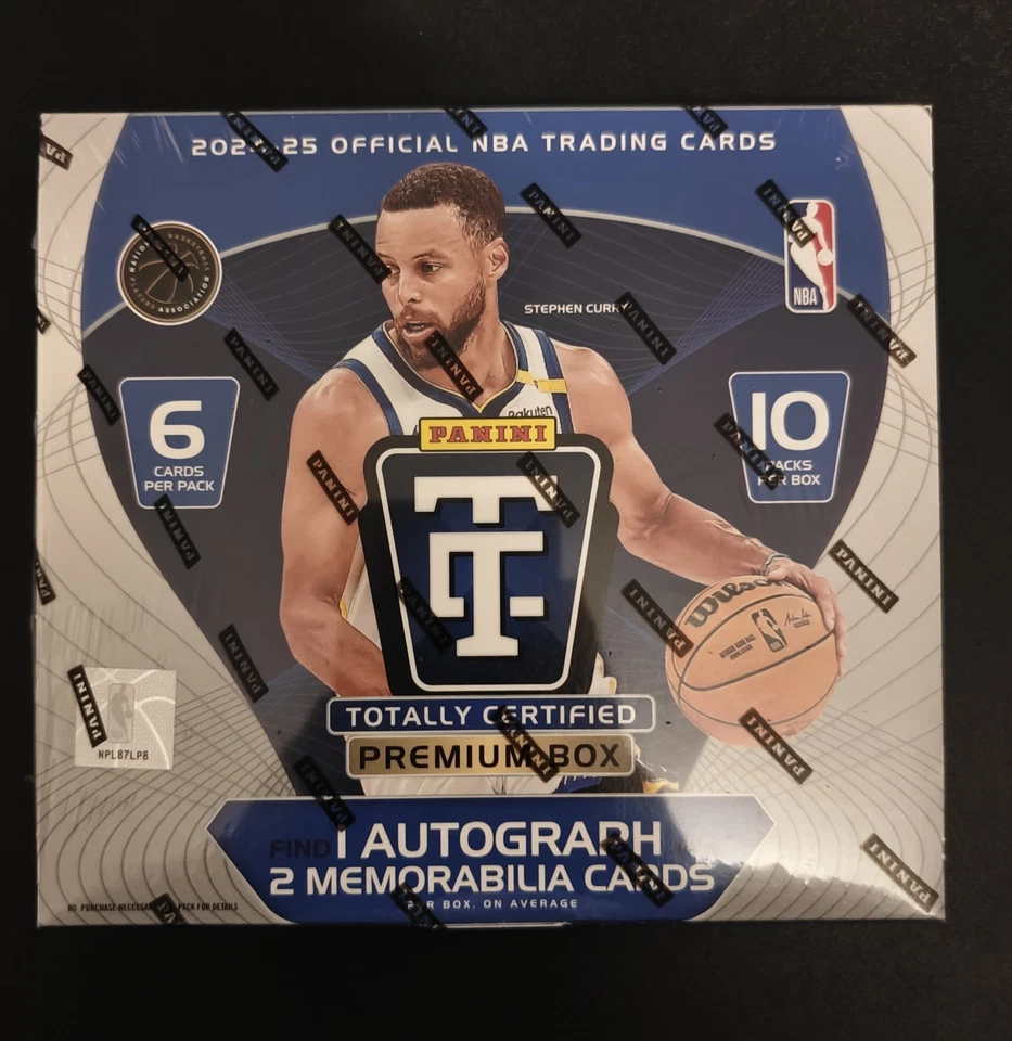 2024-25 Panini Totally Certified NBA Basketball Premium Hobby Box New Sealed - Image 1 of 1