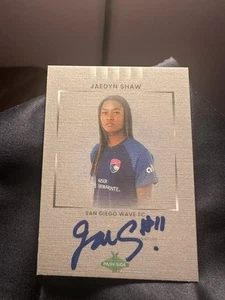 2022 Parkside Paramount NWSL Signature Rookie Auto Gray SSP Jaedyn Shaw /25 NY - Picture 1 of 10