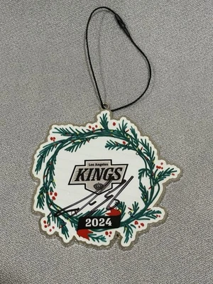 2024 Los Angeles Kings Joel Edmundson Signed Holiday Ornament Christmas 4x4” - Image 1 of 2
