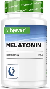 Melatonina - 365 Compresse - 0,5 Mg per Dose Giornaliera (1/2 Compressa) - Senza - Foto 1 di 12