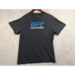 UFC 121 Brock Lesnar vs Cain Velasquez Fight Card Black Shirt Size Medium Ortiz - Picture 1 of 7