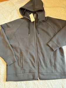 Calia Women's Black Full-Zip Soft Scuba Hoodie Size XL #647 - Picture 1 of 7