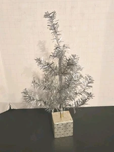 Albero di Natale Vintage Bottiglia Spazzola Tinsel 10"  - Foto 1 di 7