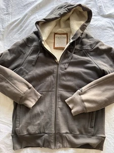 Roots Canada Vintage Full Zip Hooded Jacket - Grey - Size Medium - Picture 1 of 22