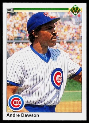 Andre Dawson, 1990 Upper Deck, #357, Chicago Cubs, - Image 1 of 2
