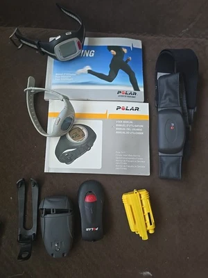 Unisex POLAR RS200 Gris Digital LCD Fitness Ritmo Cardíaco Monitor Correa Foto 1 de 4