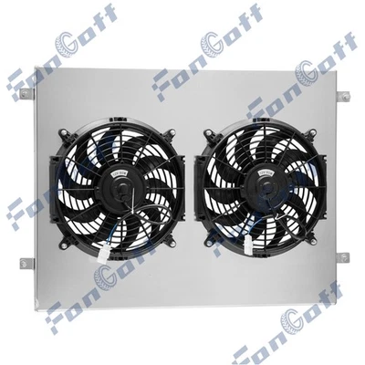 Cubierta eléctrica de aluminio ventiladores de 2*12" aptos para Toyota Tundra 2000-2006 3,4 L 4,0 L V6 Foto 1 de 4